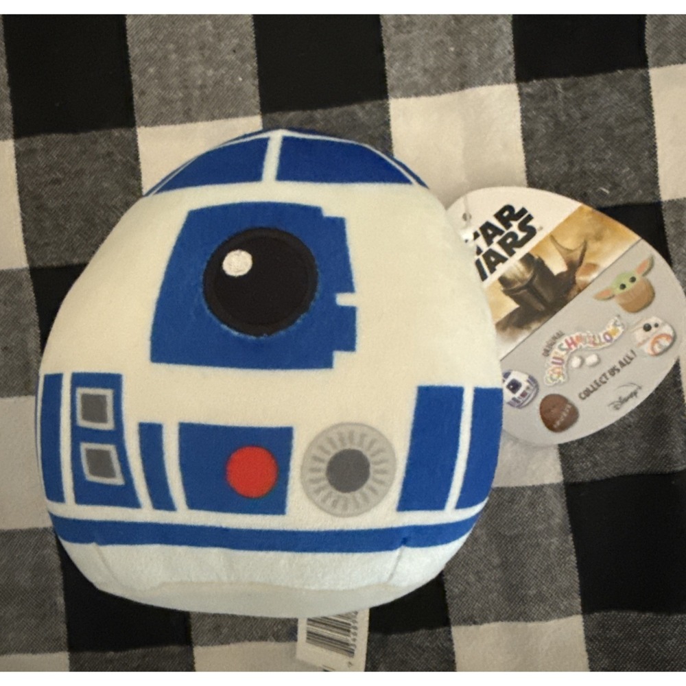 Squishmallows R2D2 Mini Plush Star Wars Droid 5" inch ... R2 D2 ... BNWT
